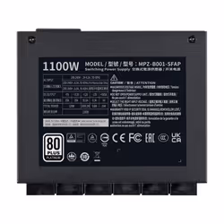 Cooler Master V SFX Platinum 1100 alimentatore per computer 1100 W 24-pin ATX Nero - Vista aggiuntiva 5