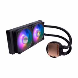 Cooler Master MasterLiquid PL240 Flux Processore Kit di raffreddamento a liquido 12 cm Nero - Vista aggiuntiva 5