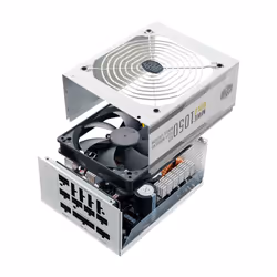 Cooler Master MWE Gold 1050 - V2 ATX 3.0 White Version alimentatore per computer 1050 W 24-pin ATX Bianco - Vista aggiuntiva 5