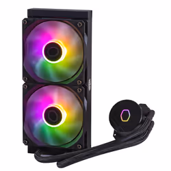 Cooler Master MasterLiquid 240L Core ARGB Processore Kit di raffreddamento a liquido 12 cm Nero - Vista aggiuntiva 4