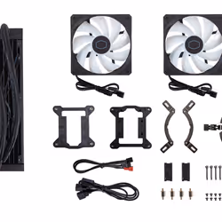 Cooler Master MasterLiquid 240L Core ARGB Processore Kit di raffreddamento a liquido 12 cm Nero - Vista aggiuntiva 6