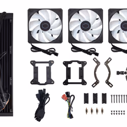Cooler Master MasterLiquid 360L Core ARGB Processore Kit di raffreddamento a liquido 12 cm Nero - Vista aggiuntiva 6