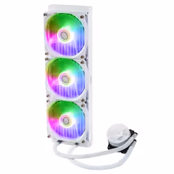 Cooler Master MasterLiquid 360L Core ARGB White Processore Kit di raffreddamento a liquido 12 cm Bianco - Vista aggiuntiva 4