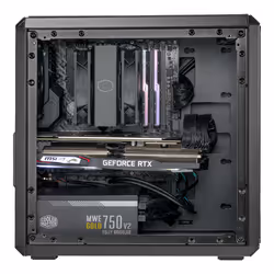 Cooler Master Q300L V2 Mini Tower Nero, Trasparente - Vista aggiuntiva 8