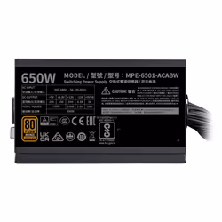Cooler Master MWE Bronze 650 V3 230V alimentatore per computer 650 W 24-pin ATX ATX Nero - Vista aggiuntiva 4