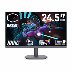 Cooler Master Gaming GA2501, 62,2 cm (24.5"), 1920 x 1080 Pixel, Full HD, LED, 1 ms, Nero