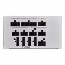 Cooler Master MWE Gold 1050 V2 ATX 3.1 White Edition alimentatore per computer 1050 W 24-pin ATX Bianco - Vista aggiuntiva 6