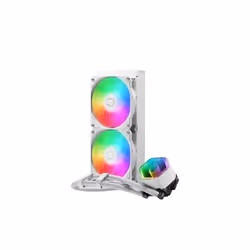 Cooler Master MasterLiquid 240 Core II White, Kit di raffreddamento a liquido, 12 cm, 650 Giri/min, 1750 Giri/min, 30 son, 12 ...
