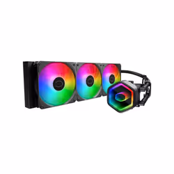 Cooler Master MasterLiquid 360 Core II, Kit di raffreddamento a liquido, 12 cm, 650 Giri/min, 1750 Giri/min, 120 m³/h, Nero