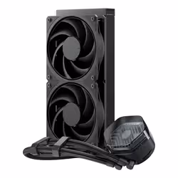Cooler Master MasterLiquid ATMOS Stealth Series Processore Kit di raffreddamento a liquido 12 cm Nero - Vista aggiuntiva 2