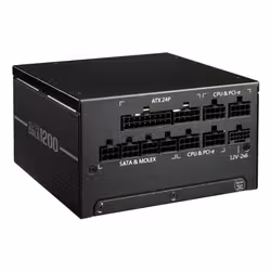 Cooler Master Elite Gold 1200 alimentatore per computer 1200 W 24-pin ATX ATX Nero - Vista aggiuntiva 2