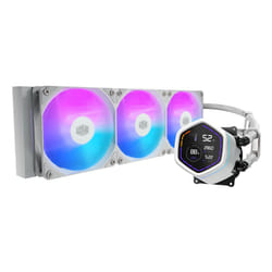 Cooler Master MasterLiquid Core Nex Digital Processore Kit di raffreddamento a liquido 12 cm Bianco