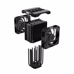 Cooler Master V8 ACE 3DHP Processore Raffreddatore d'aria 12 cm Nero 1 pz - Vista aggiuntiva 2