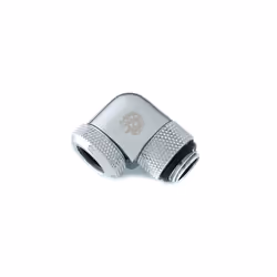 Bitspower BP-E90RML, Ottone, Argento, 1/4", 90°, Liquido