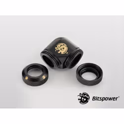Bitspower Carbon Black Curva di compensazione