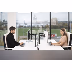 Vision VFM-DPD2B Supporti a parete per TV 68,6 cm (27") Scrivania Nero - Vista aggiuntiva 5