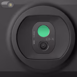 FLIR C3-X​ telecamera di imaging termica Vanadium Oxide Uncooled Focal Plane Arrays Nero 1800 mAh 128 x 96 Pixel Display incorporato LCD 640 x 480 Pixel - Vista aggiuntiva 4