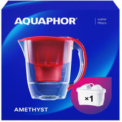 Aquaphor - Amethyst maxfor+ - Filtro per Acqua, in plastica, Colore: Rubino, 25,5