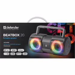 Defender BEATBOX 20 Altoparlante portatile stereo Nero 20 W - Vista aggiuntiva 3