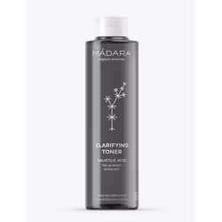 MÁDARA Cosmetics Clarifying toner, Tonico per il viso, Donna, 200 ml, Pelle grassa, Restringe i pori, Bottiglia