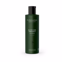 MÁDARA Cosmetics Gloss and Vibrancy, 250 ml, Shampoo, Non professionale, Donna, Capelli normali, Protezione, Shine, Rinforzo, ...