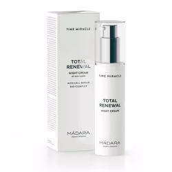 MÁDARA Cosmetics Time Miracle Total Renewal Night cream Crema da notte Decollete, Viso, Collo 50 ml