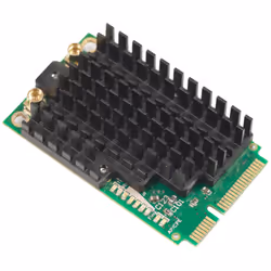 Mikrotik R11E-5HND, Interno, Wireless, Mini PCI Express, RF Wireless, Wi-Fi 4 (802.11n), Verde, Nero