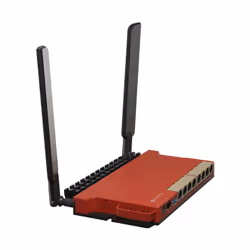 Mikrotik L009UiGS-2HaxD-IN router wireless Gigabit Ethernet Banda singola (2.4 GHz) Rosso - Vista aggiuntiva 4