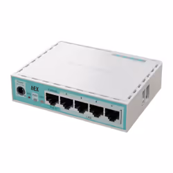 Mikrotik hEX, WAN Ethernet, Gigabit Ethernet, Bianco