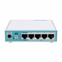 Mikrotik hEX router cablato Gigabit Ethernet Bianco
