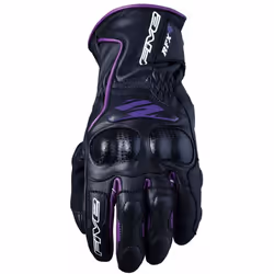Five RFX 4 Guanti da moto da donna, nero-porpora, dimensione L per donne