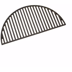 Griglia a mezzaluna per barbecue Kamado Bono "Grande" in ghisa 55x30x5 cm.Porta il tuo barbecue a un livello superiore con la ...