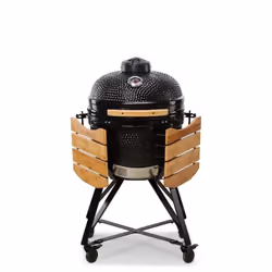 Kamado Bono Media Ceramic Grill 20″ Barbecue/grill Kamado Carrello Carbone (combustibile) Nero