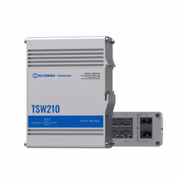 Teltonika TSW210 Switch di rete 8 porte Gigabit Ethernet non gestito Alluminio - Vista aggiuntiva 6
