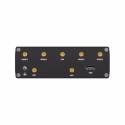 Teltonika RUTM50 router wireless Gigabit Ethernet Dual-band (2.4 GHz/5 GHz) 5G Nero - Vista aggiuntiva 5