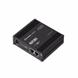 Teltonika Router industriale 4G LTE RUT361 Cat 6 LTE, WiFi 4, 2x RJ45 100 Mb/s, IP30, Router di rete cellulare, Nero, Allumin ...
