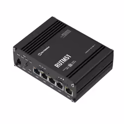 Teltonika · Router· RUTM51· Industrial 5G - Router router wireless Gigabit Ethernet Dual-band (2.4 GHz/5 GHz) Nero