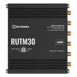 Teltonika RUTM30 router wireless Gigabit Ethernet Dual-band (2.4 GHz / 6 GHz) 5G Nero