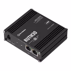 Teltonika RUTM30 router wireless Gigabit Ethernet Dual-band (2.4 GHz / 6 GHz) 5G Nero - Vista aggiuntiva 2