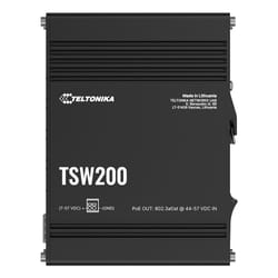 Teltonika TSW200 Non gestito Gigabit Ethernet (10/100/1000) Supporto Power over Ethernet (PoE) Nero