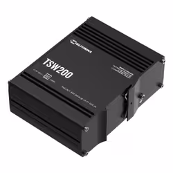 Teltonika TSW200 Non gestito Gigabit Ethernet (10/100/1000) Supporto Power over Ethernet (PoE) Nero - Vista aggiuntiva 2