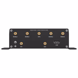 Teltonika ATRM50 5G Router for Transportation, Ultra-High Cellular Speeds, M12 CONNECTORS, DUAL SIM & eSIM, EN 45545-2 and EN 50155, PSU not included router wireless Gigabit Ethernet Dual-band (2.4 GHz/5 GHz) Nero - Vista aggiuntiva 2
