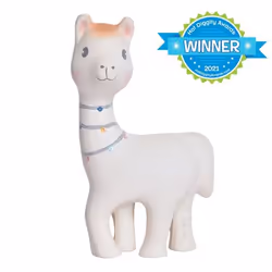 TIKIRI Lilith the Llama, Bambino/Bambina, 0 mese(i), Gomma, Marrone, Bianco