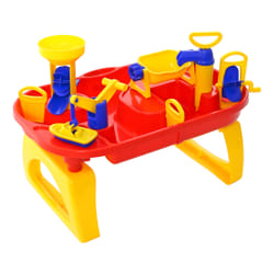 Wader 40893 tavolo per sabbia e acqua Set di figure giocattolo