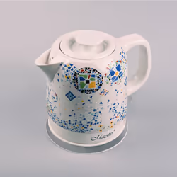 Feel Maestro MR068 blue, 1,5 L, 1200 W, Blu, Bianco, Ceramica, Arresto di sicurezza contro il surriscaldamento