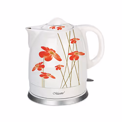 Feel Maestro MR-066-RED FLOWERS bollitore elettrico 1,5 L 1200 W Rosso, Bianco - Vista aggiuntiva 4