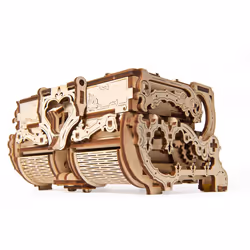 UGears Antique Box Puzzle 3D 185 pz - Vista aggiuntiva 6