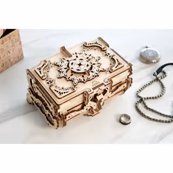 UGears Antique Box Puzzle 3D 185 pz - Vista aggiuntiva 8
