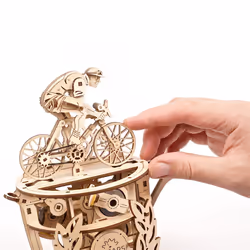 UGears AUTOMATON CYCLIST Puzzle 3D 189 pz - Vista aggiuntiva 3