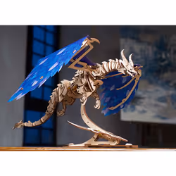 UGears Windstorm Dragon Puzzle 3D 320 pz - Vista aggiuntiva 7